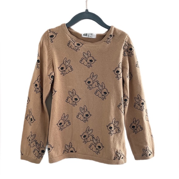 H&M Shirts & Tops Hm Bunny Long Sleeve Tee Poshmark